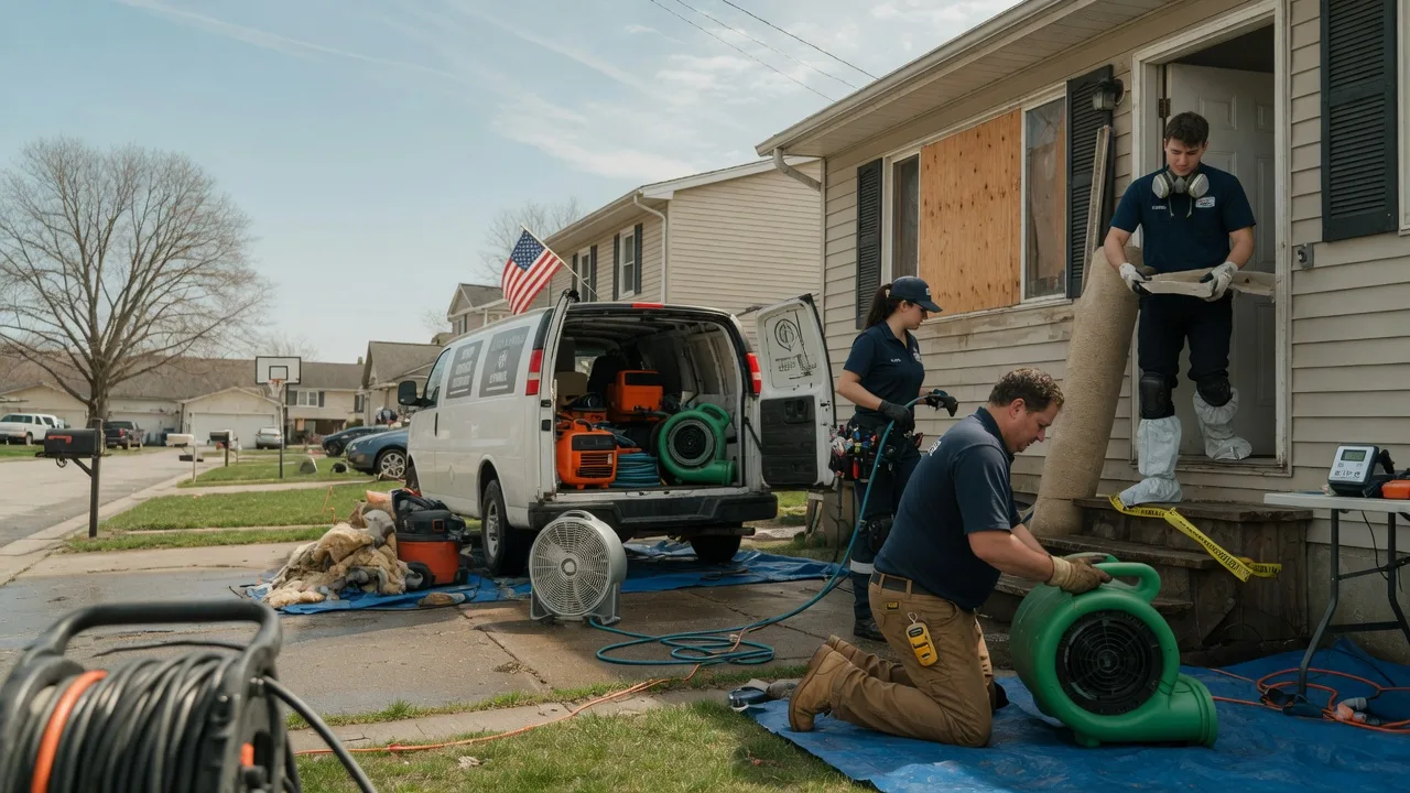 Water Damage Restoration in Modoc, IL near me